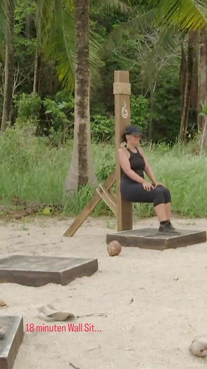 Bijna 18 minuten een wall sit | Eva Simons