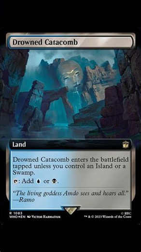 MTG Drowned Catacomb: The Essential Dimir Mana Fixer!