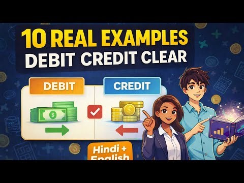 Journal Entries Made Easy | 10 Real Life Examples | Debit Credit Explained