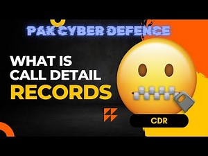 What Is Call Detail Records (CDR) By Pak Cyber Defence