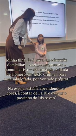 vai crescer achando que é um prodígio e descobrir que não sabe skills básicas de sociabilidade e habilidades motoras pq a mãe achou de bom tom fazer decorar a porra da ilíada