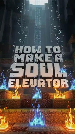 SOUL ELEVATOR #minecraft #tutorial