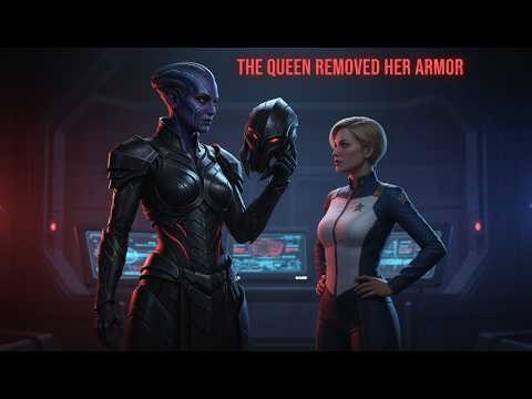The Alien War Queen Removed Her Armor for a Human