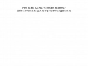 Expresiones algebraicas