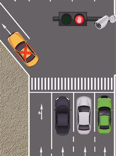 This video clearly demonstrates the correct method of taking a left turn at a traffic signal. Many drivers make the mistake of turning without proper lane positioning or ignoring signal control. Here, the correct lane discipline, stopping point, and signal compliance are shown step by step using a clean 2D top-view animation. Understanding proper left-turn rules improves safety, prevents traffic violations, and reduces accident risk at intersections. #LeftTurnRules #TrafficSignal #DrivingAnimati