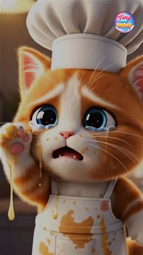 😲 Pancake Disaster! CatChef in Tears 😢