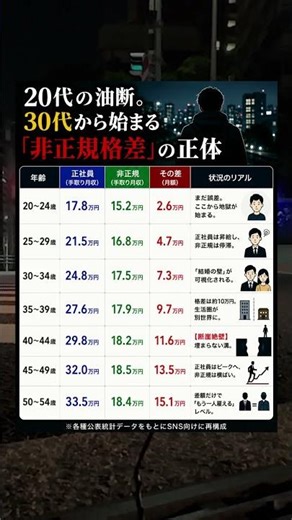 20代の油断が招く30代の「手取り格差」。非正規から正社員へ移るべき理由