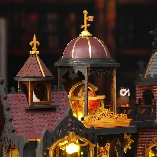 🏰 Build a Magical Gothic Castle on Your Shelf | Eltz & Edinburgh Inspired DIY Book Nook Kit