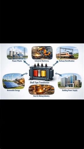 Applications of Shell Type Transformer ⚡💡(Electrical Engineer)#shorts #youtubeshorts #automobile