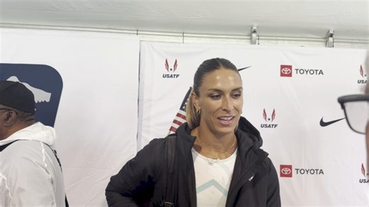 Valarie Allman After Big Discus Win