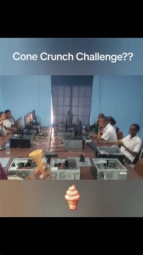 Cone Crunch Challenge: Students Have Fun During Assessment