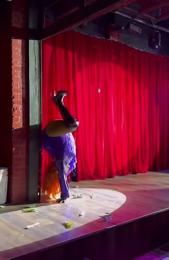 Incredible Drag Queen Walks on Hands | Queen of Flips Drag Race