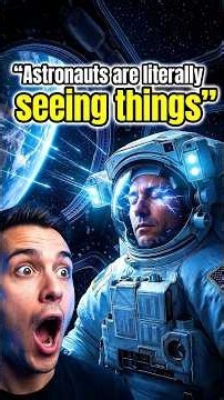 Why do astronauts see flashes of light with their eyes closed? 👀🚀