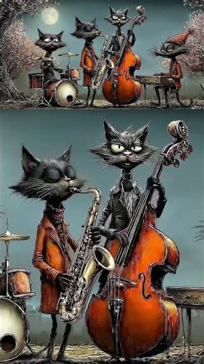 Smooth Early Spring Light — Baritone & Upright Bass Vintage Jazz