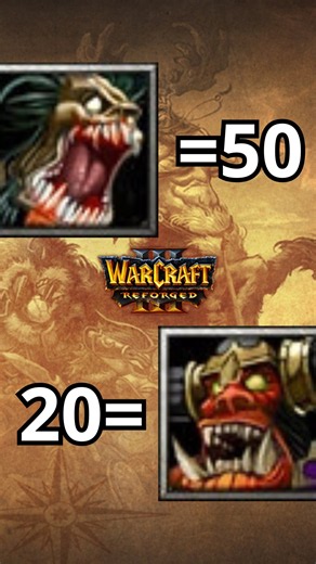 20 Chaos Grunt VS 50 Ghoul | W3 #warcraft3alternate #warcraft3 #warcraft3reforged