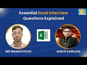 Excel Interview Questions and Answers | Excel Mock Interview with Student