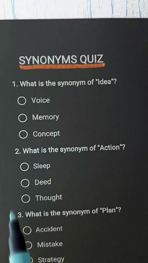 Master Synonyms: Take the 7/7 Challenge!