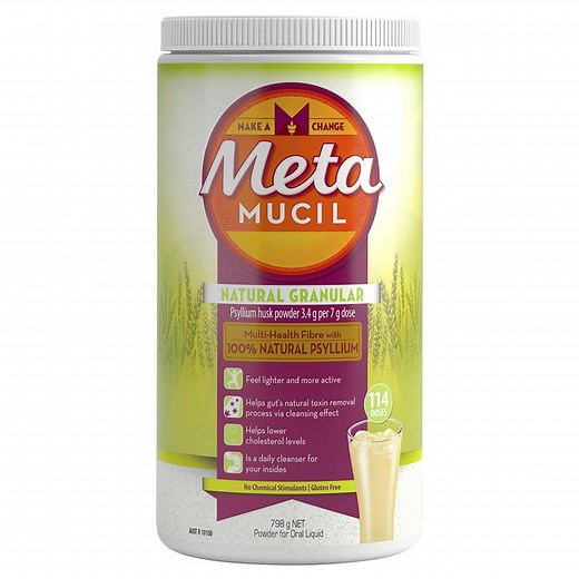 Buy Metamucil Fibre Supplement Natural Granular 114 Doses online at Chemist Warehouse