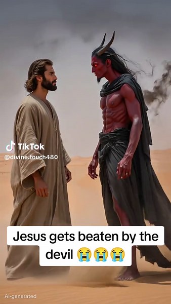 Jesus vs the devil#jesus #amen #devil