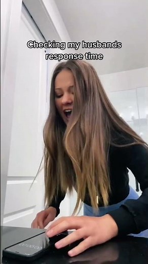 Checking my boyfriend’s reaction time. #funny #prank #couple #foryou