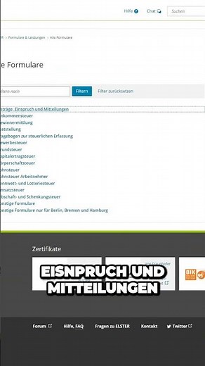 Steuerbelege online nachreichen - So einfach funktioniert es mit Elster #shorts