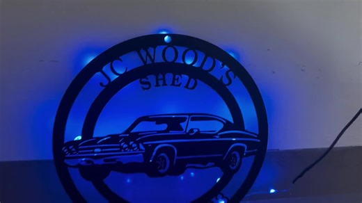 Custom Plumbing LED Metal Sign – Personalized Business Logo Wall Art, Plumber Office Decor, Gift for Handyman or Plumbing Company Owners