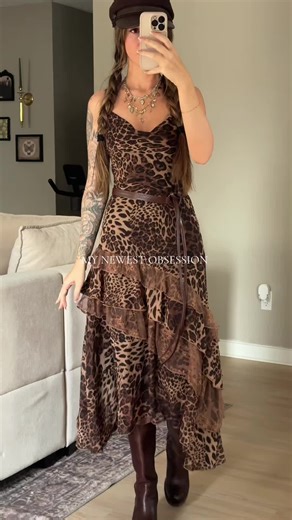 How PERFECT is this leopard dress?! ✨ @Cider #dress#leopard#outfitinspo#tiktokshopcreatorpicks
