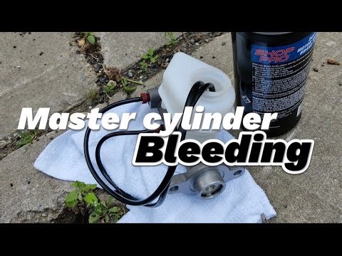2008 impala master cylinder replacement and bleeding process