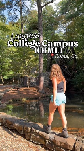 LOCATED IN ROME, GA! Berry College does have the largest college campus by land area. Its campus covers about 27,000 acres, filled with hiking and outdoor adventure! A MUST SEE! | Georgia Hikes