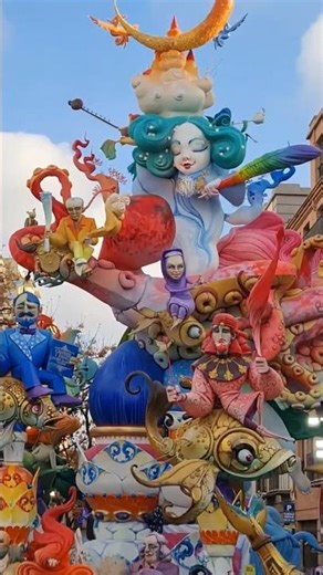 Falla Na Jordana. Tercer puesto. #valencia #españa #4k #2026 #ninots #shorts