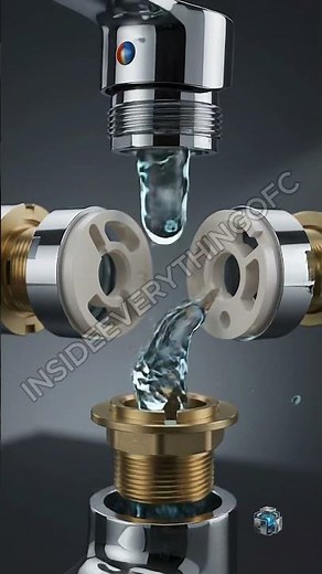 #021 How a Faucet ACTUALLY Works! 🚰💧 (3D Exploded View)