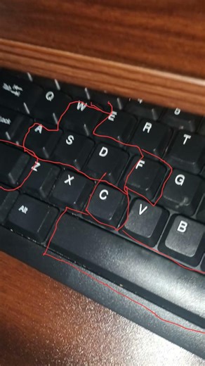 Gamers buttons on fps games