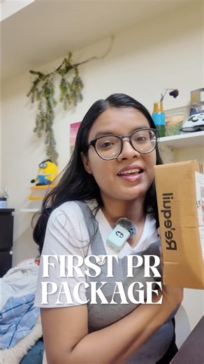 My first PR package 😎 #shorts #skincare #prpackage