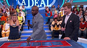 5 cards. 1 chance at a BIG $20,000 payday! Christina defies the odds and becomes our first winner! We are giving away $20K every day ALL WEEK. It's crazy!!!! | Let's Make A Deal