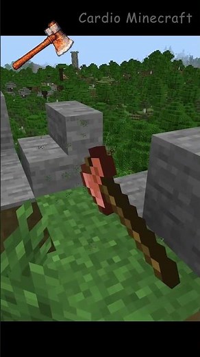 Minecraft – Prend ta hache ! Détruis les arbustes avec moi ! – Cardio Minecraft Exercice interactif