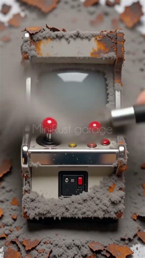 Mini arcade restoration 🎮✨ #MiniArcade #RetroRestore #Satisfying