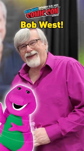 7bucksapop.com | I love you, you love me — and we love Bob West (@yesthatbobwest)! 💜 Hear from the original voice of Barney at NYCC! 🦖 #7BAP #NYCC... | Instagram