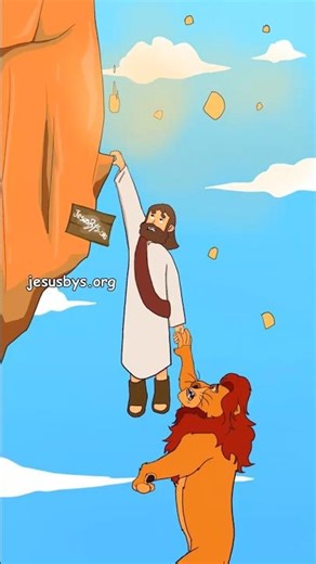 🦁 Jesus Saves Mufasa from Scar’s Wrath ✨ #jesus #jesuschrist #jesuslovesyou