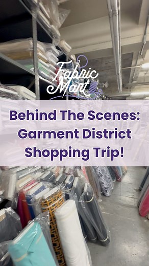 ❗️New Fabrics Incoming!❗️ Come behind the scenes with Julie and Kayla as we travel into the garment district 🏙️ to bring new fabrics straight to your sewing room! Crepes, silks, sequins, designer wools and more! Coming Soon! 🧵✨ Anything catch your eye? Let us know below! 🥳 | Fabric Mart