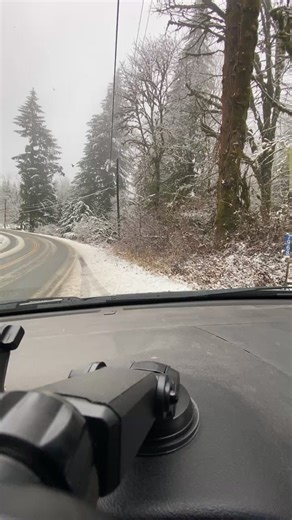 Snow near Silver Lake! | Whatcom County Weather