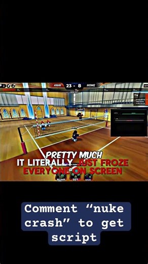 Nuke Crash Server Script 💥 #roblox #scripts #fescripts #shorts