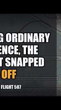Fighting Ordinary Turbulence, the Co-pilot Snapped the Tail Off | American Airlines Flight 587