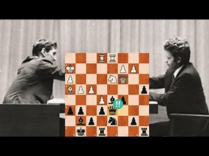 Boris Spassky vs Bobby Fischer • Amazing game between 2 Greats • Iceland, 1972