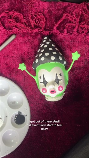 Custom Alien Clown doll — paint with me