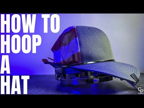 How to Hoop a Hat for Embroidery