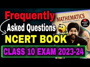 𝗡𝗘𝗪 𝗡𝗖𝗘𝗥𝗧 𝗖𝗟𝗔𝗦𝗦 𝟭𝟬𝘁𝗵 𝗠𝗮𝘁𝗵𝘀 Most Important Questions |Chapterwise | 𝗘𝘅𝗮𝗺 𝟮𝟬𝟮𝟯-𝟮𝟰 |CBSE Class 10 Maths