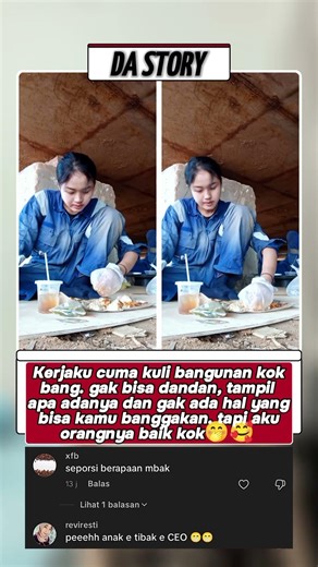 Aku cuma kuli bangunan kok 🤭 #shorts #infoviral