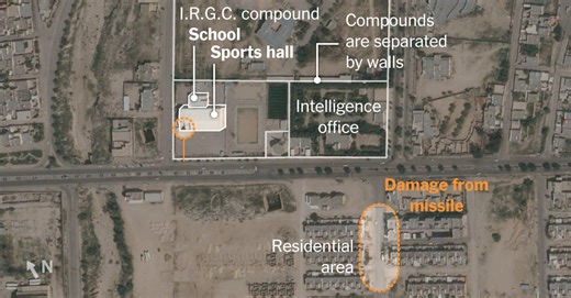 New U.S. Missile Hit Iranian Sports Hall and School, Analysis Shows