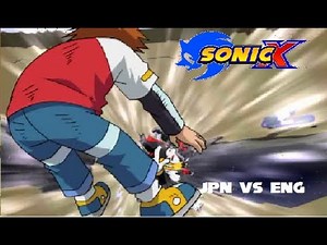 Sonic X Scene Comparison: Shadow Punches Chris