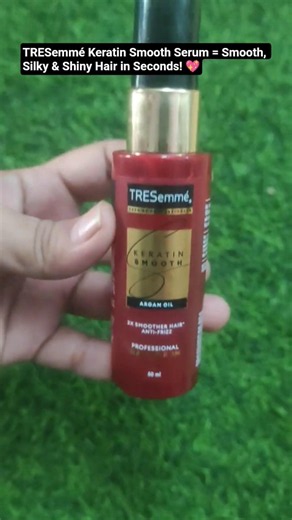 TRESemmé Keratin Smooth Hair Serum Review ✨ Frizz-Free Silky Hair #shorts #youtubeshorts #viral